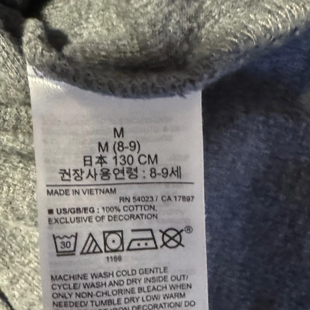 GAP Gray Long Sleeve Waffle Tee